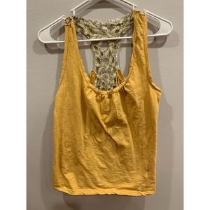 Mustard Top with Cute Back Design